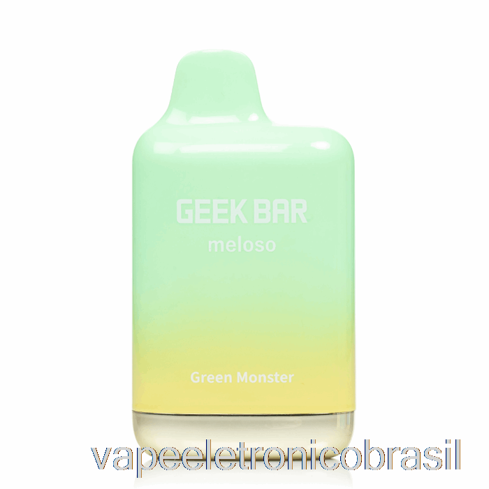 Vape Eletrônico Geek Bar Meloso Max 9000 Descartável Monstro Verde